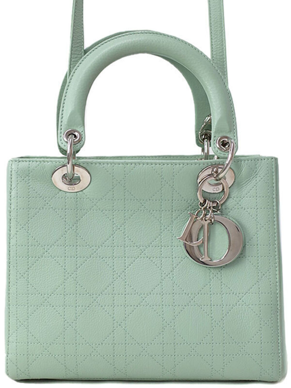 Christian Dior Cannage Quilted Lady Dior 2way bag